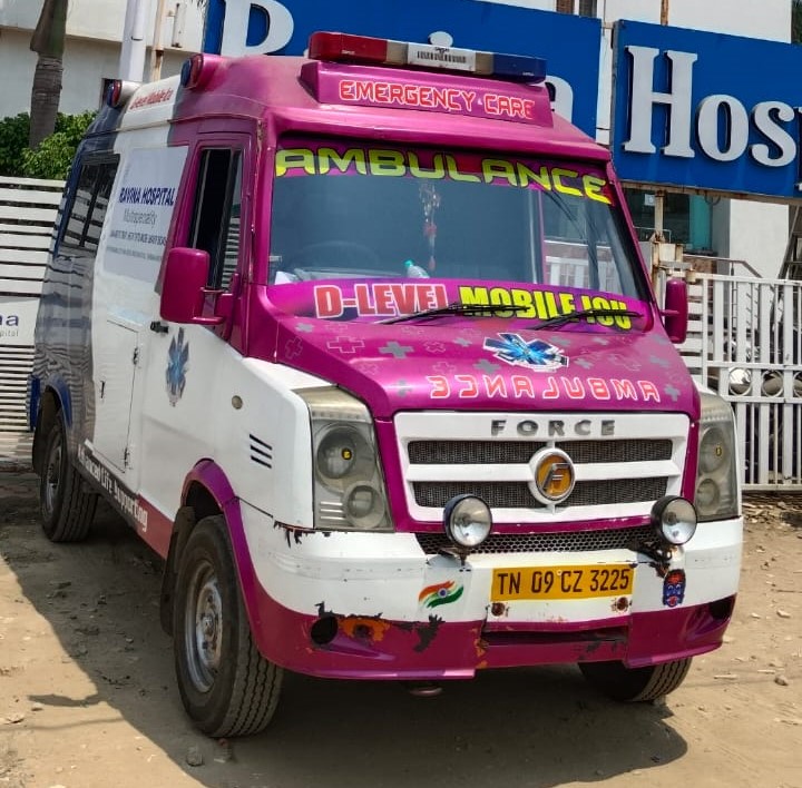 Emergency ICU Ambulance